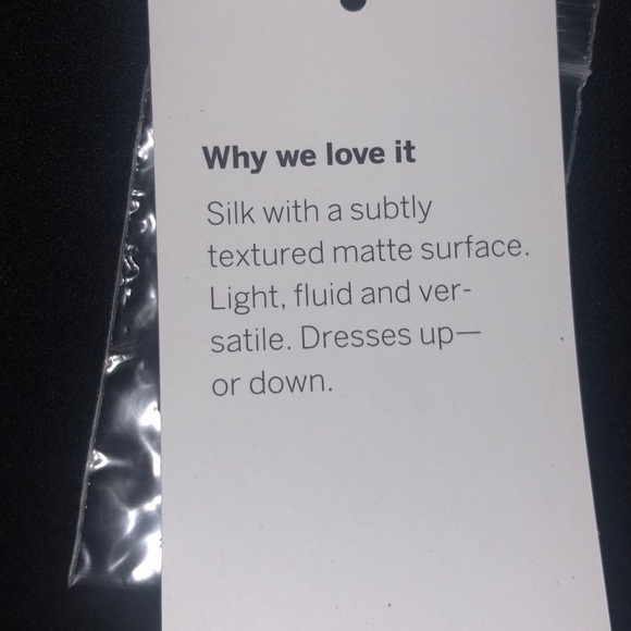 Eileen Fisher Silk Georgette Crepe Sleeveless Black Midi Dress L - Picture 7 of 9